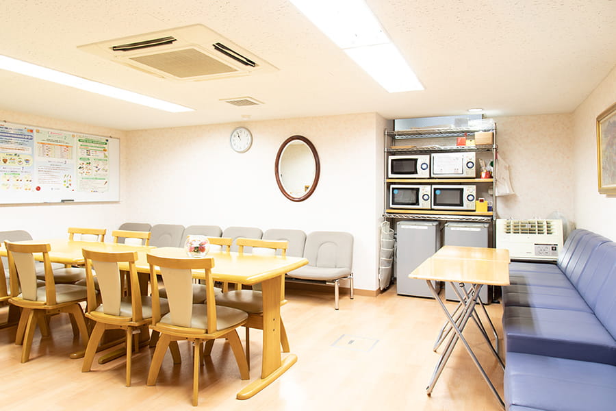 休憩室の写真