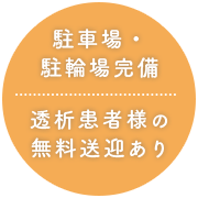 駐車場・駐輪場完備